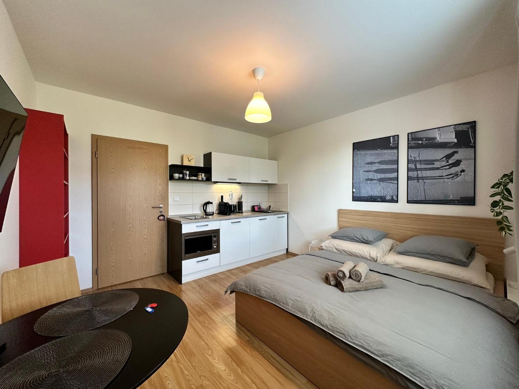 Cozy Studio Apartment In The Wider Center บราติสลาวา ภายนอก รูปภาพ