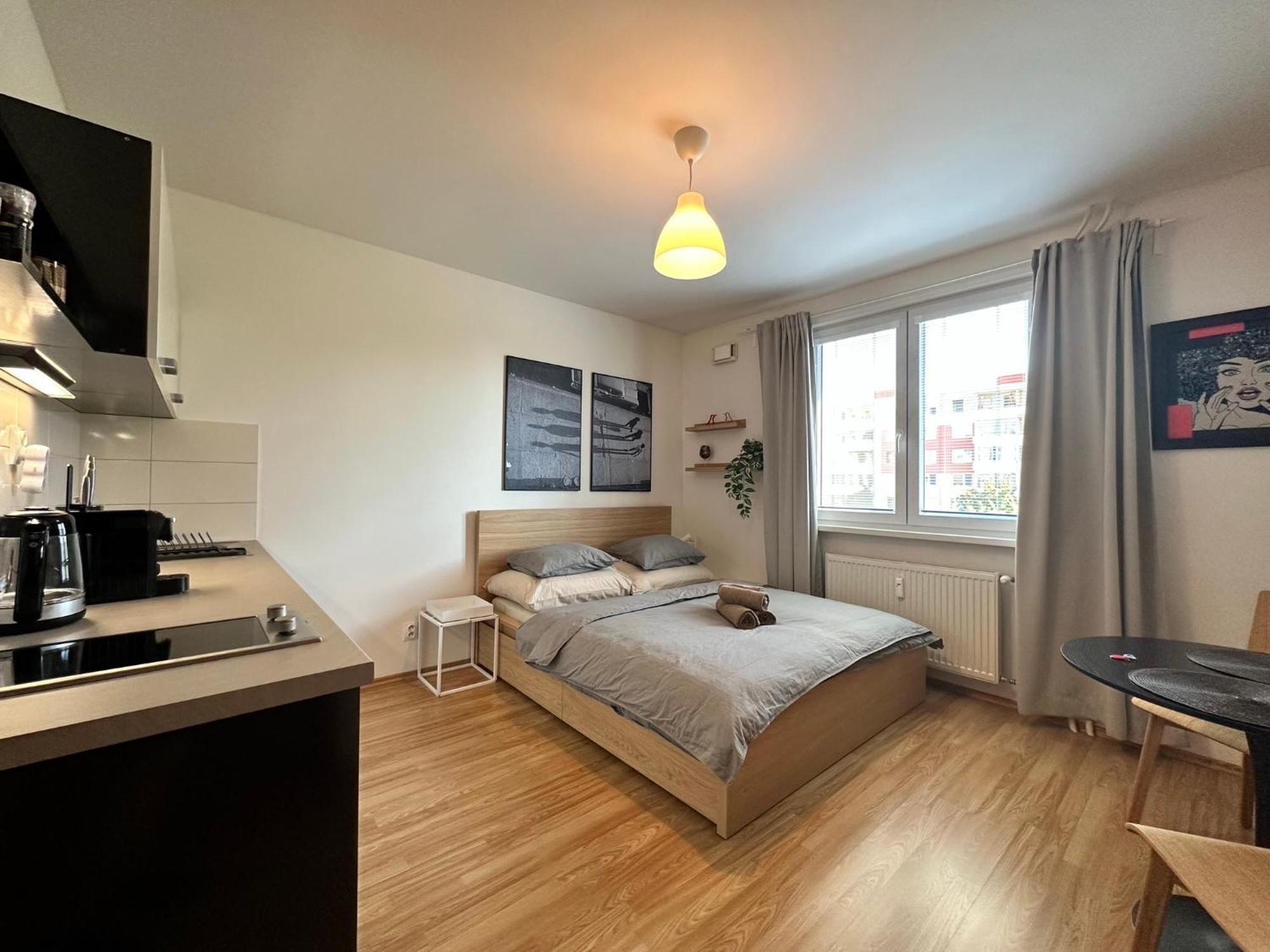 Cozy Studio Apartment In The Wider Center บราติสลาวา ภายนอก รูปภาพ
